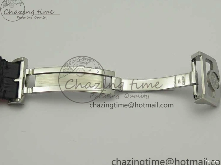 MIROTIME 0320 Portuguese Chrono SS ZF 1:1 Best Edition Gray Dial SS On Black Leather Strap A ZipUp 7215